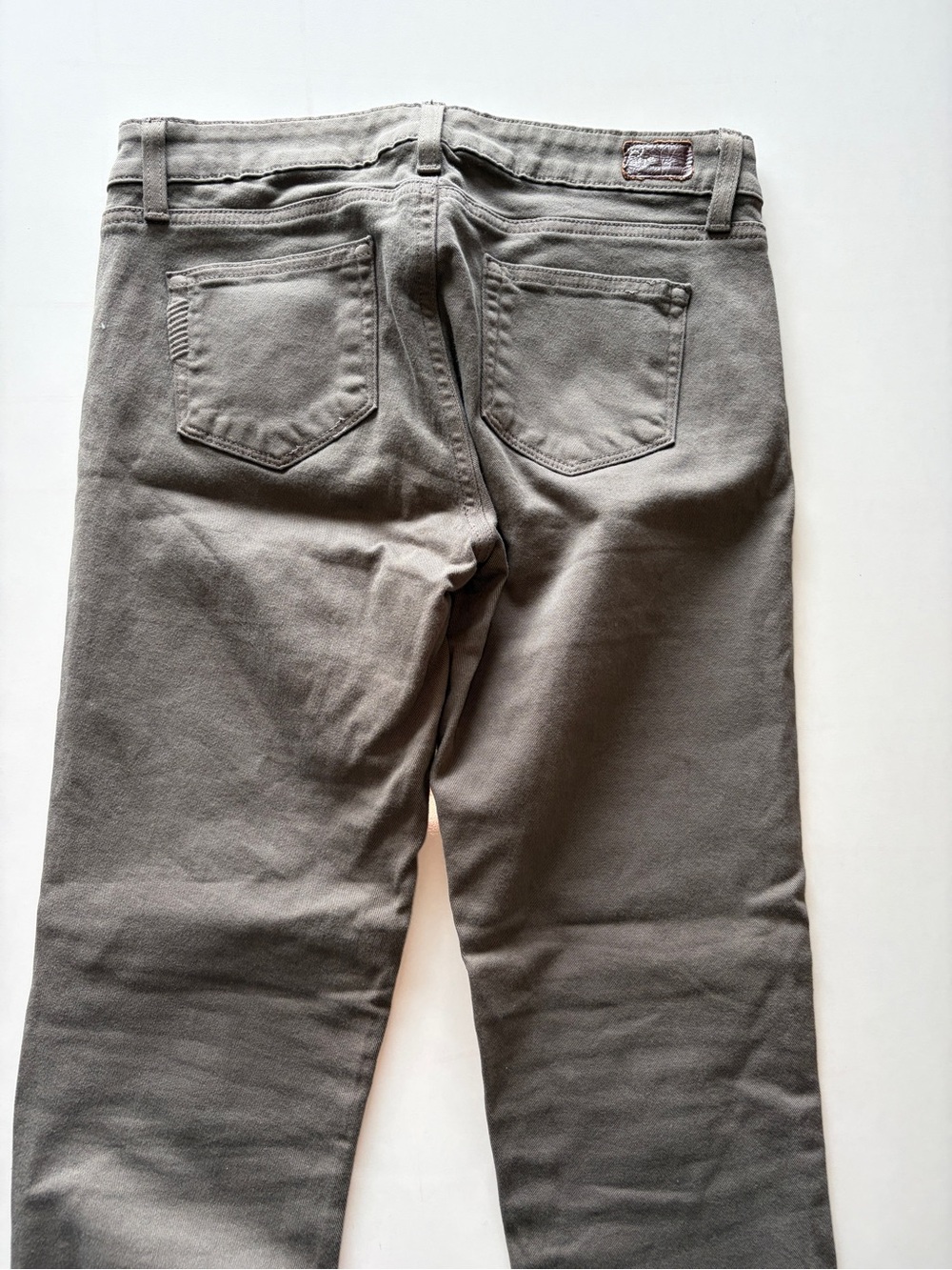 Paige denim dark grey skinny jeans women’s size 26 low rise 30” inseam - Picture 6 of 7